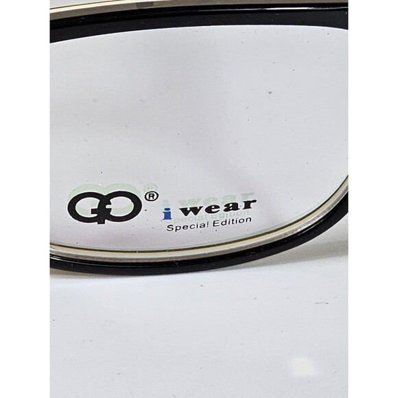 GIANNI PO WOMEN'S EYEGLASSES GP 2618 56-17 145 Black I Wear NWT DEMO LENSES - Picture 8 of 16